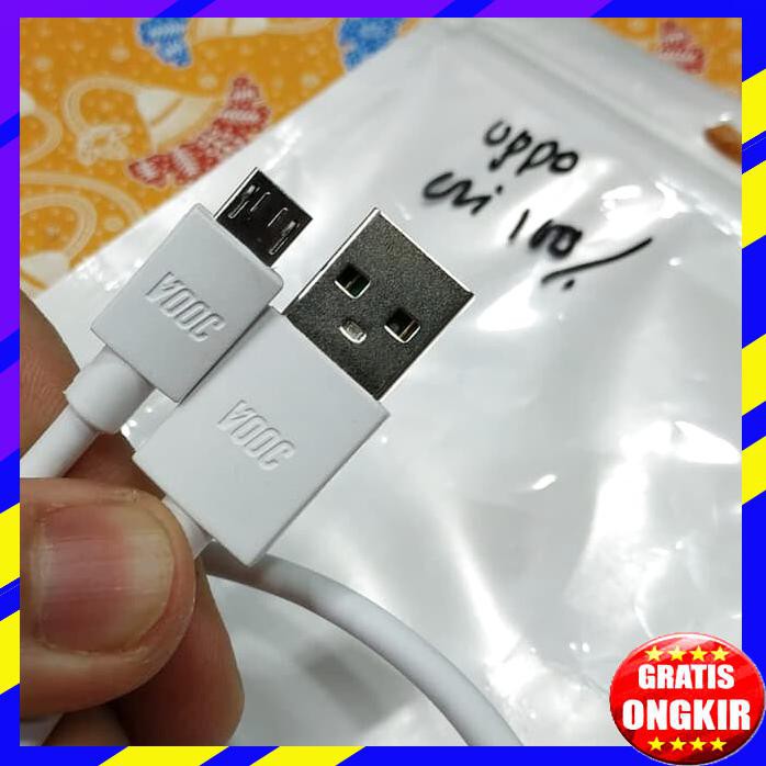 ACC HP KABEL DATA OPPO VOOC 2A F9 F7 F1S F3 MICRO V8 FAST CHARGING ORI 100%