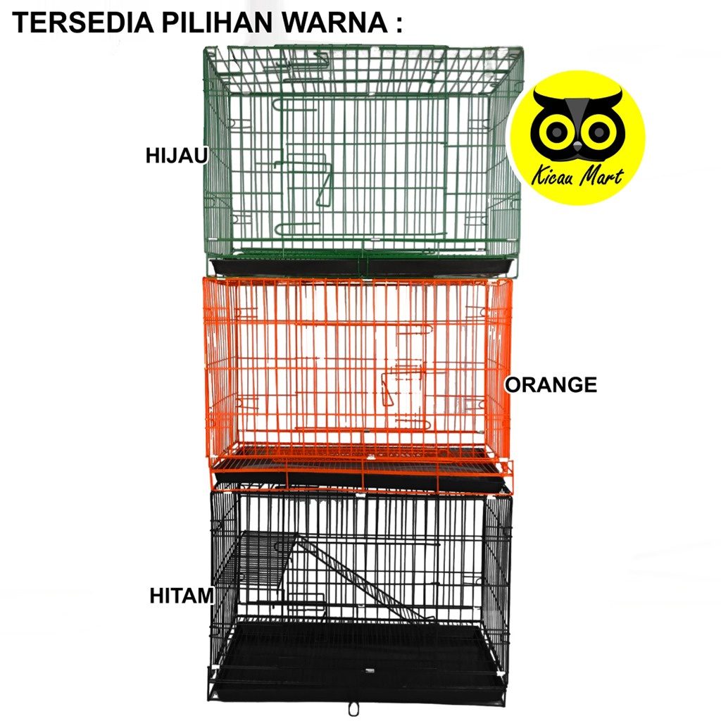 KANDANG KUCING JUMBO XL BESI TEBAL PET CARGO 75 X 55 CM KANDANG KUCING KITTEN KANDANG KUCING BESI MURAH SANGKAR KANDANG RUMAH TEMPAT TIDUR KUCING ANJING KELINCI SUGAR GLIDER KDXLCAT