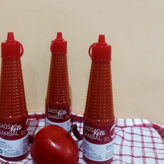 ➩ Saos Sambal keto || Saos sambal ketofrendly || saus sambal botol ✾