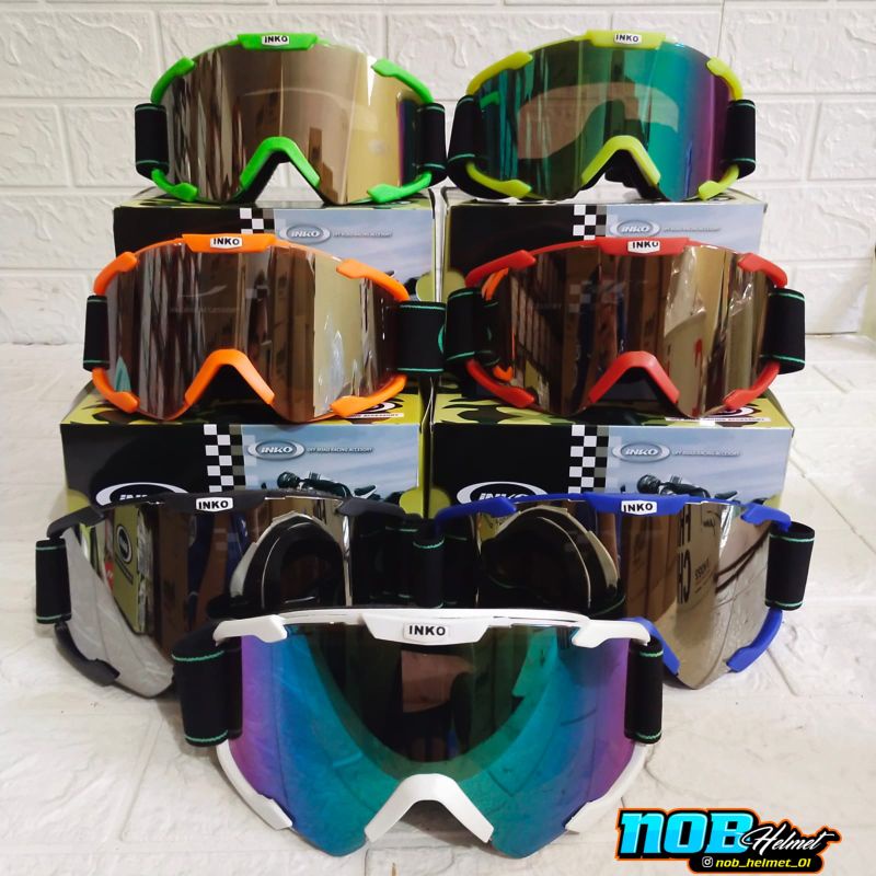 Jual INKO Goggle Google Kaca Mata Moto Cross Trail Original | Shopee