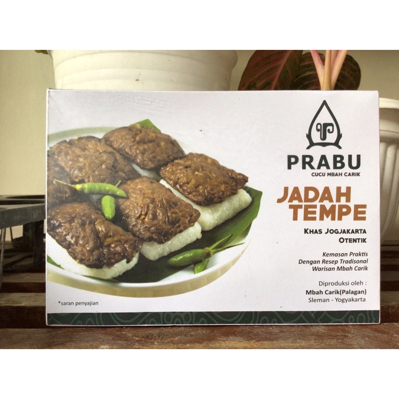 PRABU JADAH TEMPE PAKET ( 6pcs jadah + 6 pcs Tempe bacem )