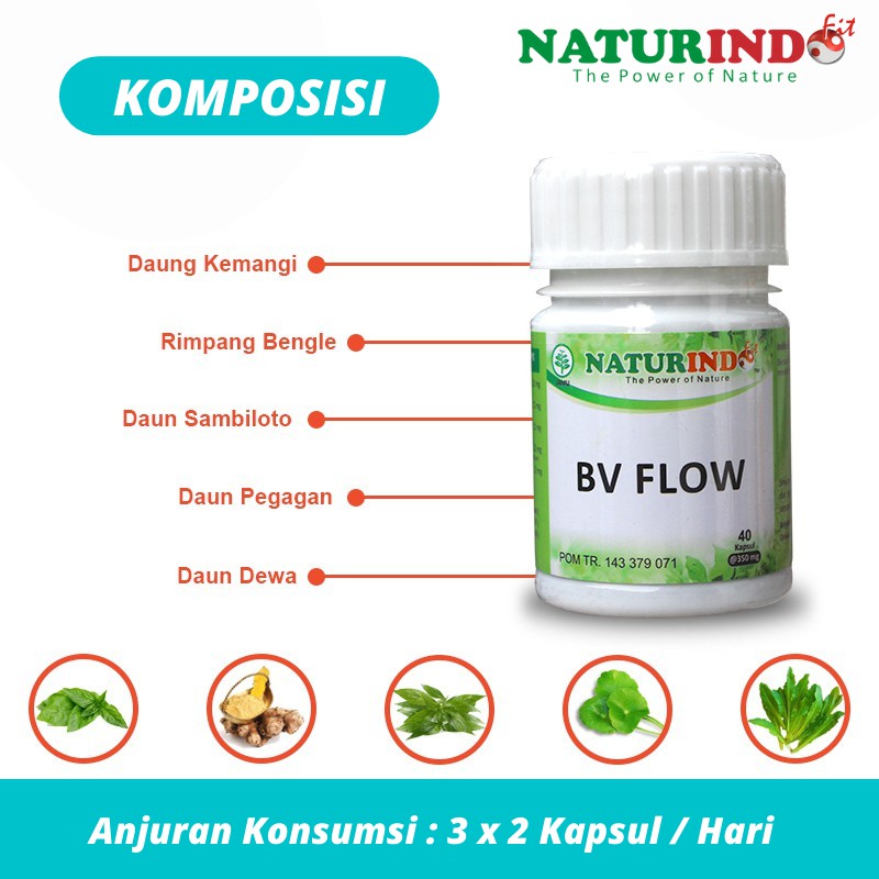 Bv Flow Obat Herbal Kesemutan Tangan Dan Kaki Sirkulasi Darah Tidak Lancar Kapsul Naturindo Bisa Cod-2