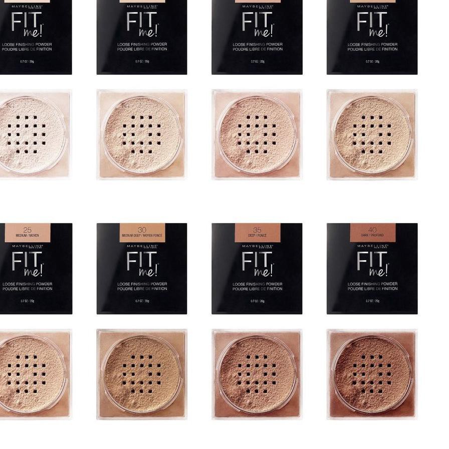 Maybelline Fit Me Loose Finishing Powder - Bedak Tabur Matte - Medium