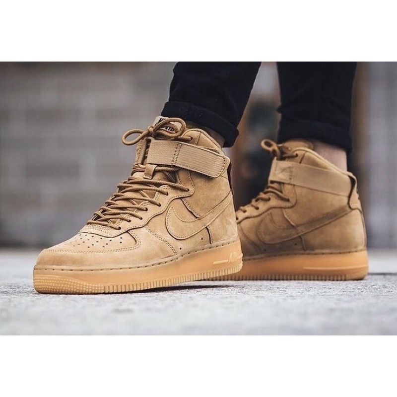 Sepatu Sneakers | Nike Air Force 1 Mid ‘wheat’ | Premium Original