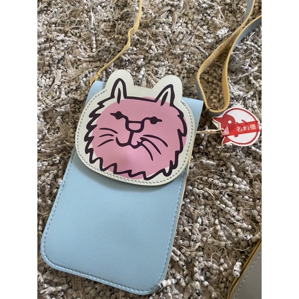 tas selempang lucu asli jepang miniso hp wallet bag transparan shoulder bag korea