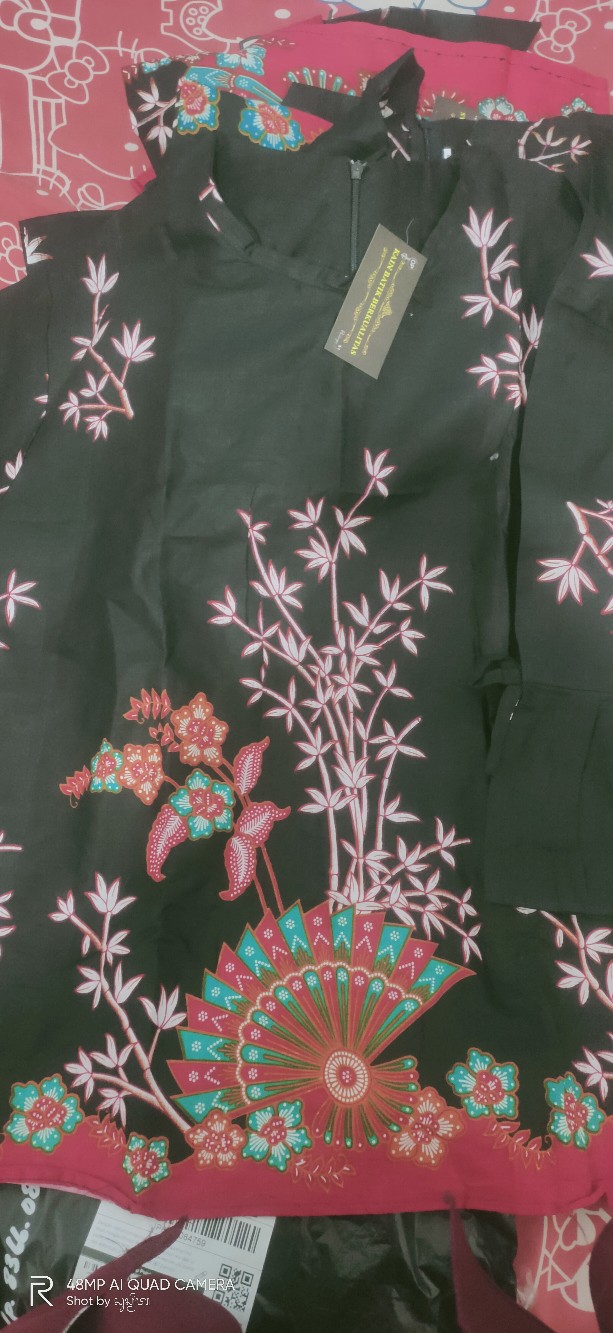 Atasan Batik Jumbo - Batik Couple - Batik Seragam Kerja - Batik Jumbo Wanita - Batik Jumbo Pria -set