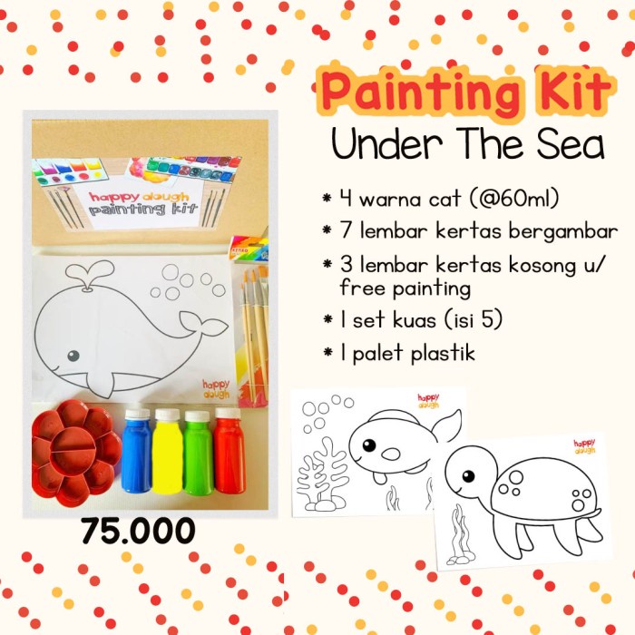 

Produk Terbaru Painting Kit Paket Melukis Anak Painting Melukis Bintang Laut
