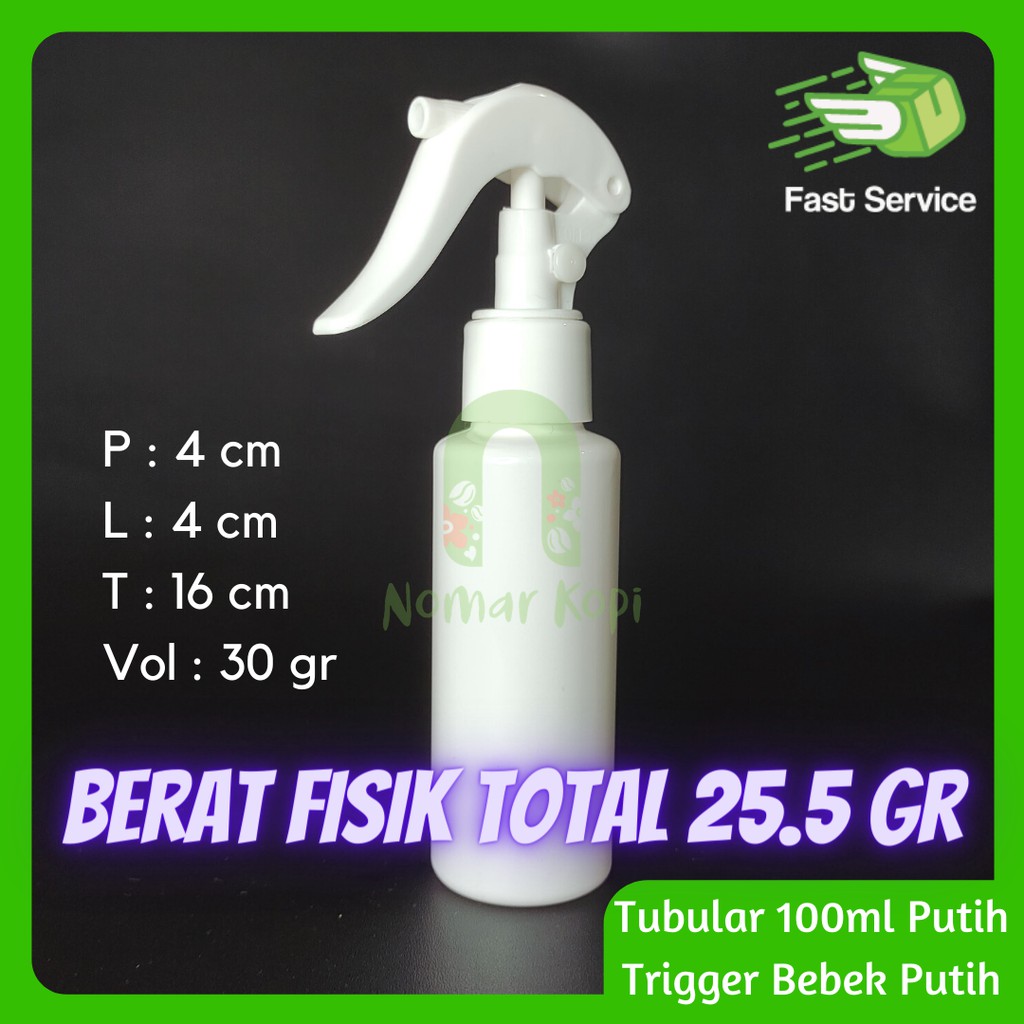 Botol 100ML RF PUTIH Mini Trigger Bebek