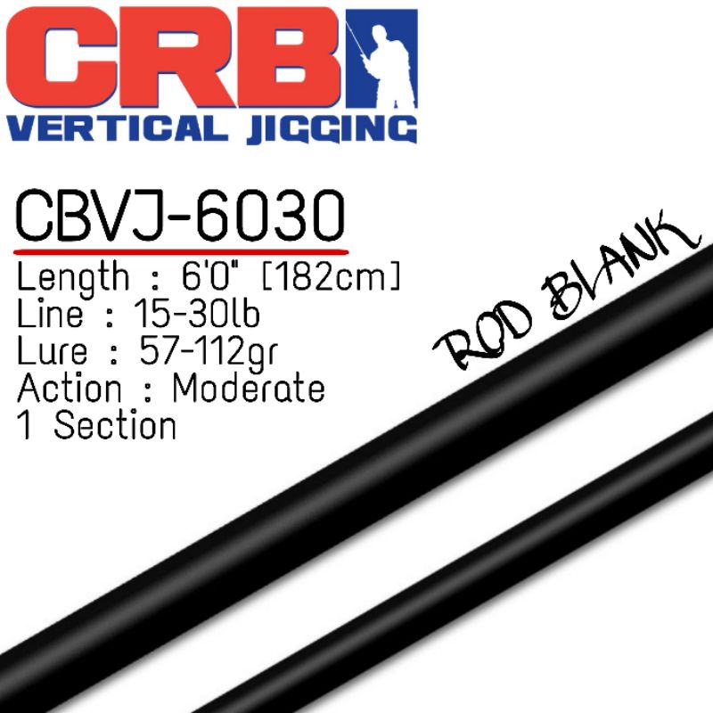 MUDHOLE BLANK - Custom Rod Blank Vertical Jigging CBVJ-6030 (Pack Pvc)