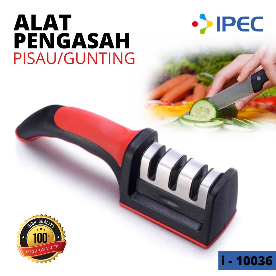 Knife Sharpener 1134-Pengasah Pisau Hitam - Asah Pisau / Asahan Pisau Premium Jakarta