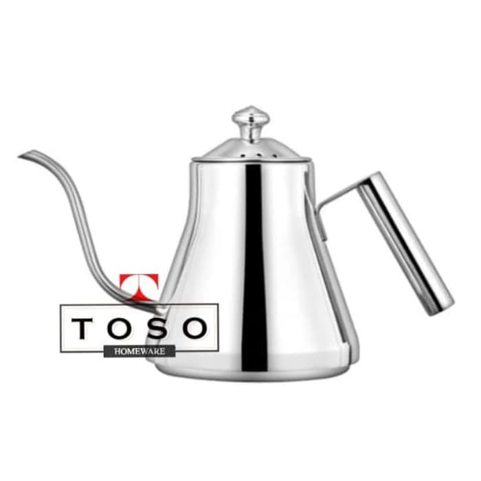 Toko Grosir Silver Diamond Coffee Kettle Pour Over Gooseneck Teko Leher Angsa Kopi qmz8OatjndpZL