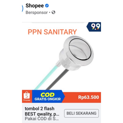 Tombol Kloset Dual Flush Model TOTO TN240275