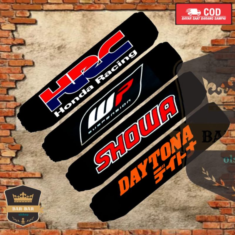 sarung shocbracker/cover shock WP, HRC,DAYTONA,SHOWA