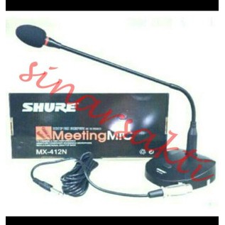 Mic Condensor Podium/Meja Shure MX 412N