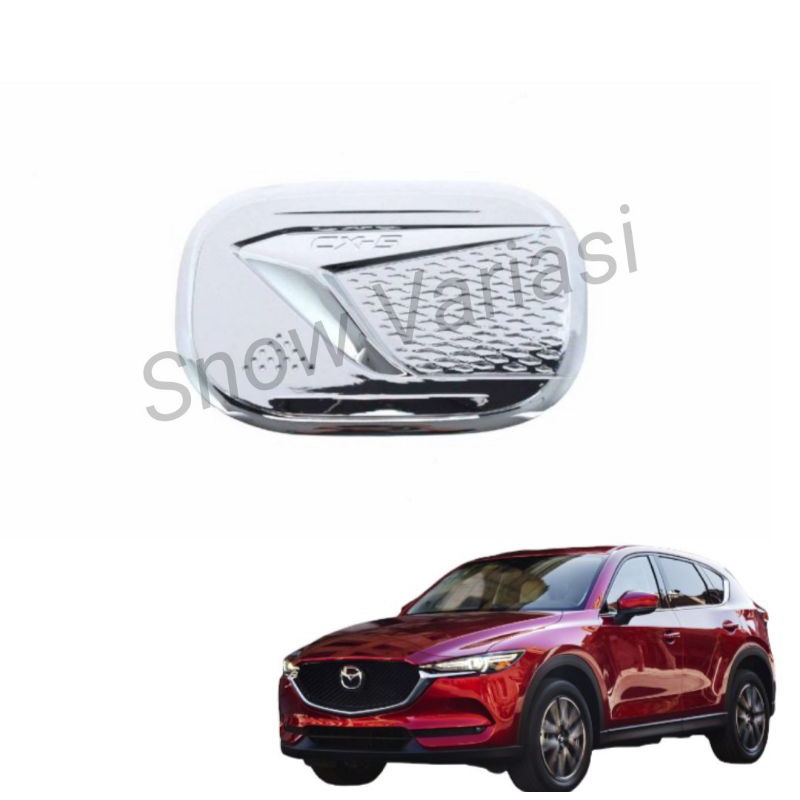 Tank Cover Mazda CX5 2018 Tutup Bensin Crosstivo Chrome Jsl