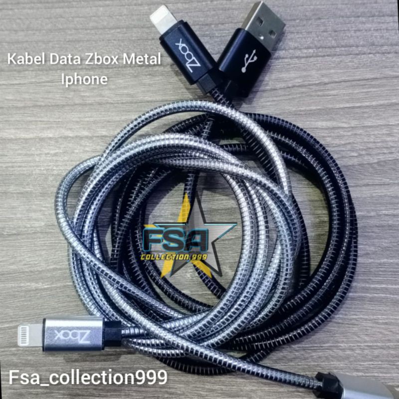 Kabel Data Zbox Iphone Metal Tinned Copper Zbox