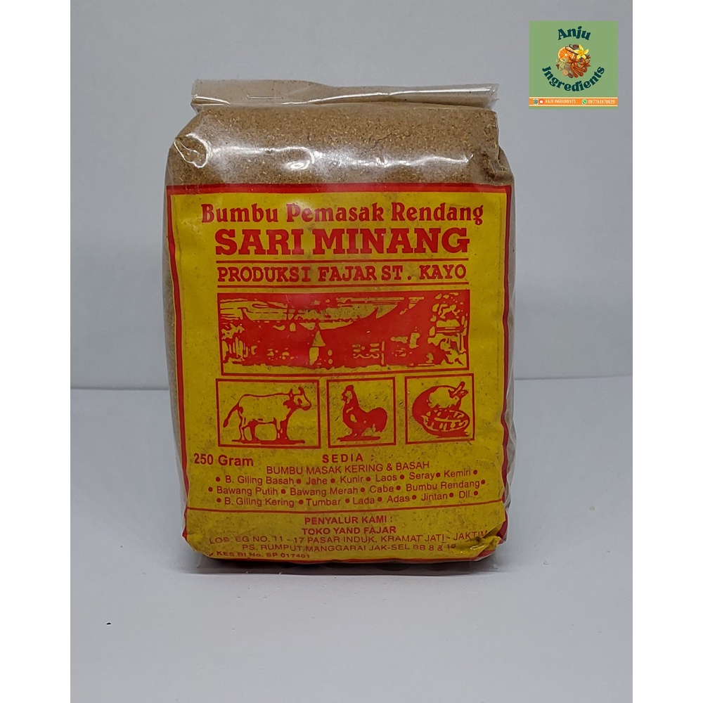 

Bumbu Pemasak Rendang Sari Minang
