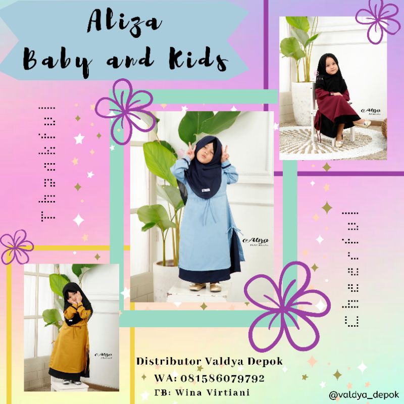 Gamis anak Aliza by Valdya