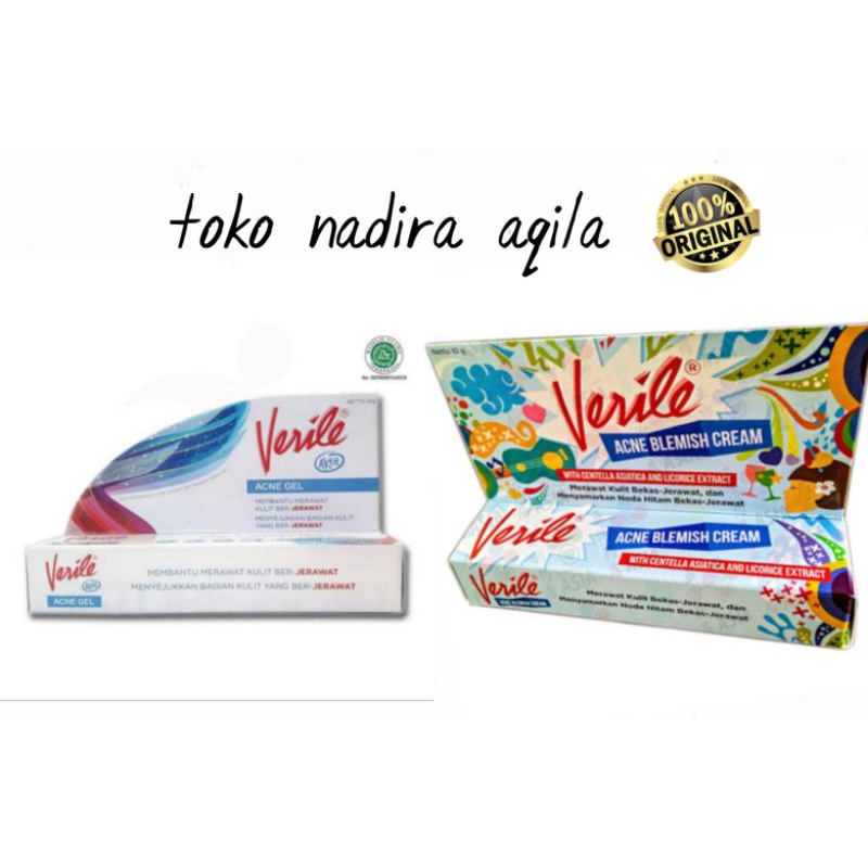 Verile Acne Blemish Cream/ Verile Acne Gel/ veril original