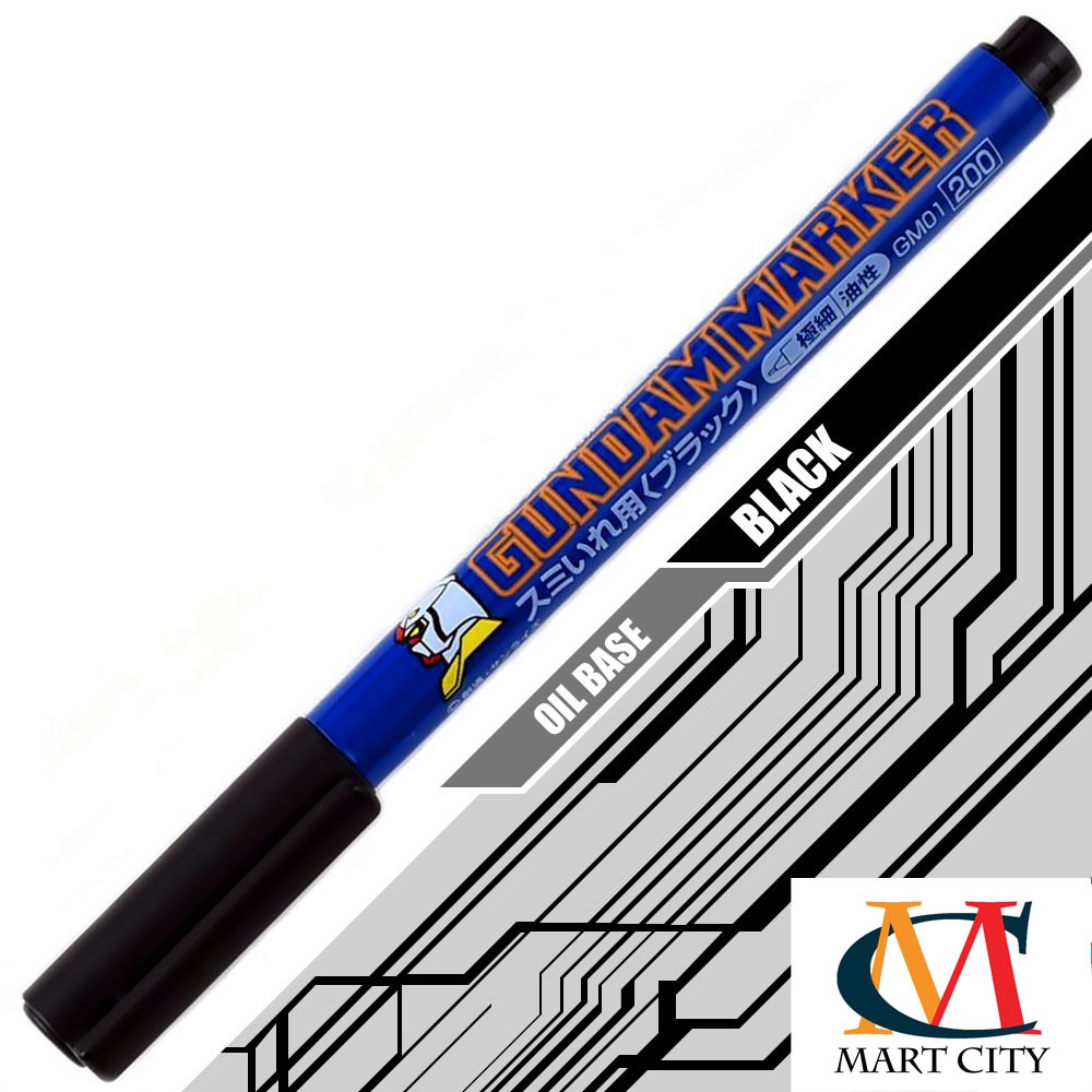 Mart City Gundam Marker GM01 200, cat gundam, pen gundam, spidol gundam -BP