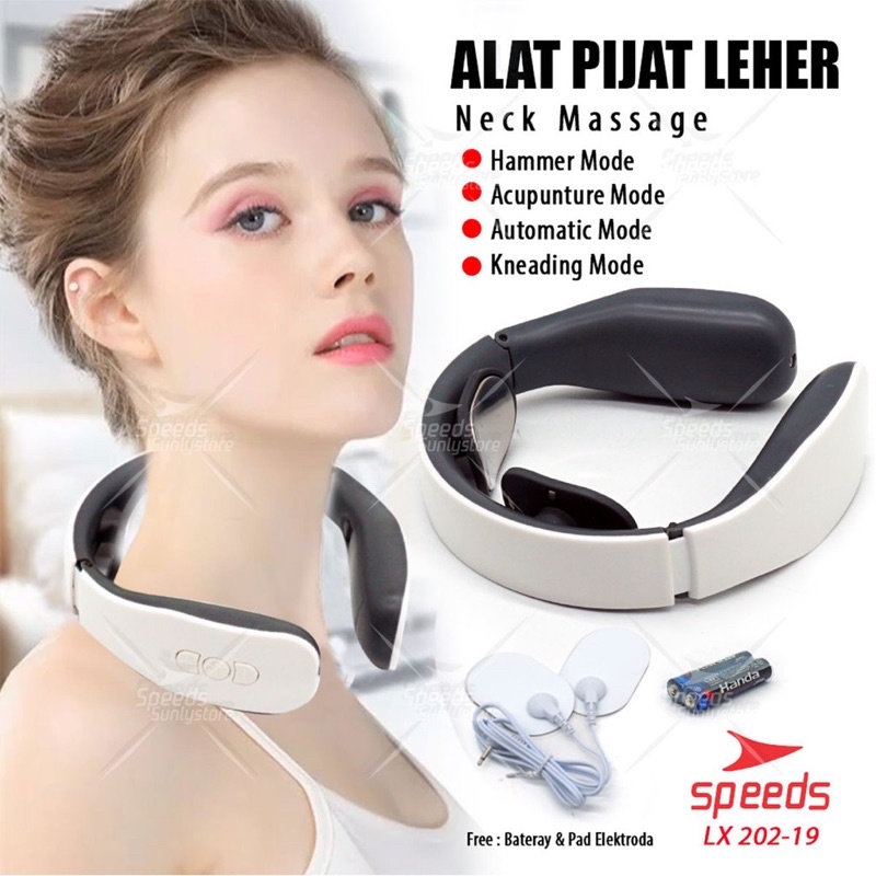 Alat Pijat Leher Alat Pijat Elektrik Cervical Vertebra Terapi Leher Speeds Preloved