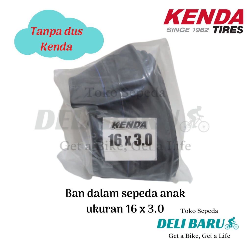 Kenda Ban dalam 16 x 3.0 sepeda anak ban besar lebar jumbo