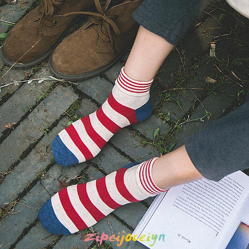  Kaos  Kaki Jepang  Bahan Katun Tebal Motif  Garis Warna 