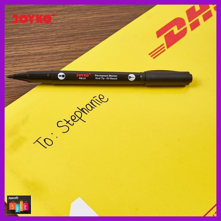 

Silutala- Permanent Marker Spidol Permanen Joyko Pm-31 Dual Tip -Ori.
