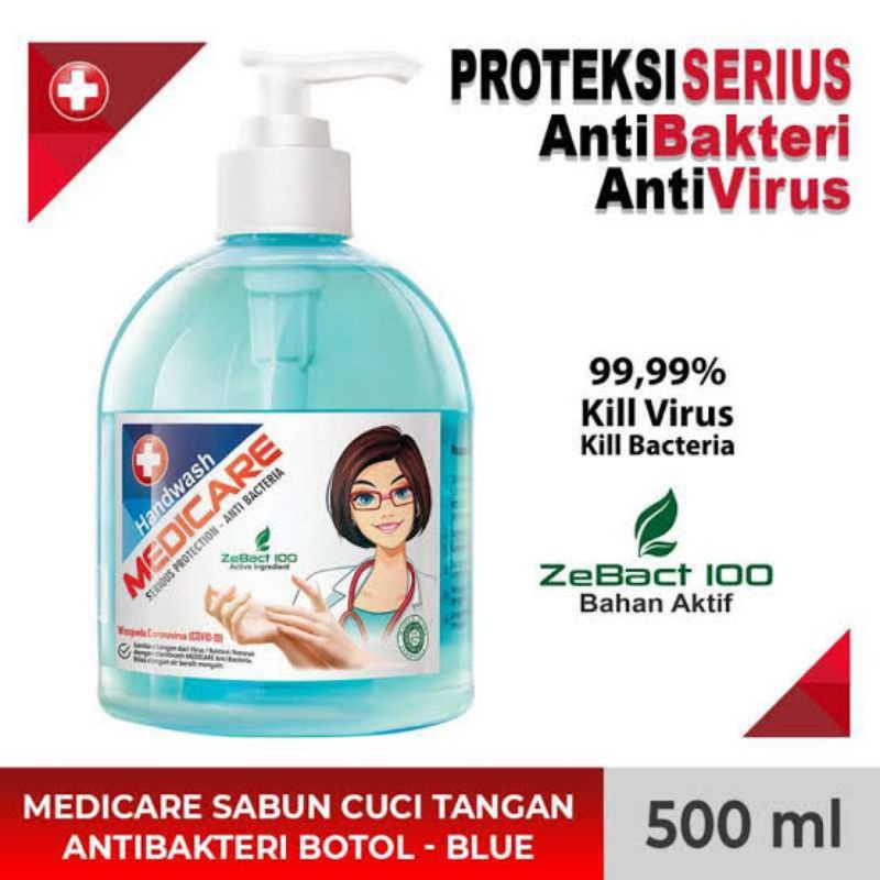 Medicare Handwash 500 ml - Blue