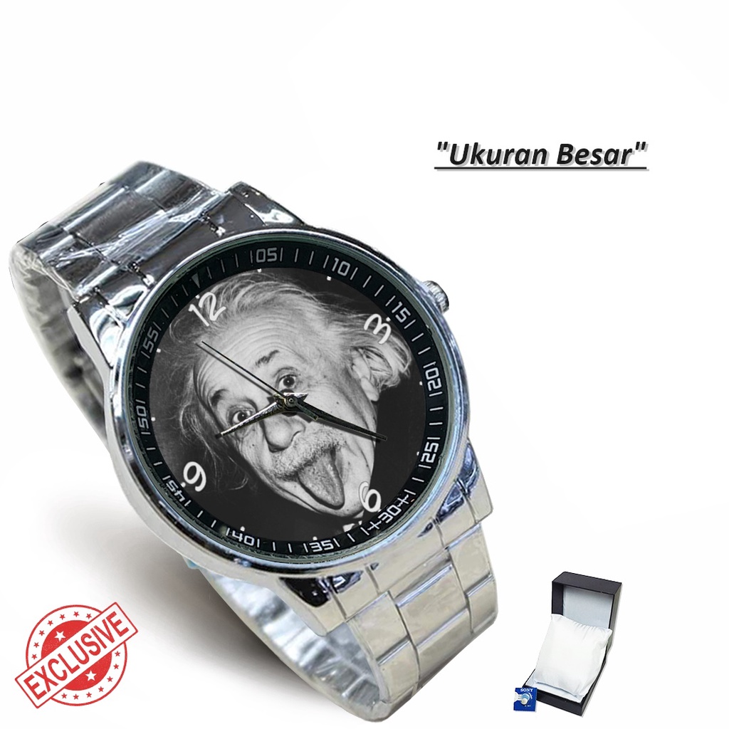 Jam Tangan Rantai Couple ALBERT EINSTEIN (Nice)