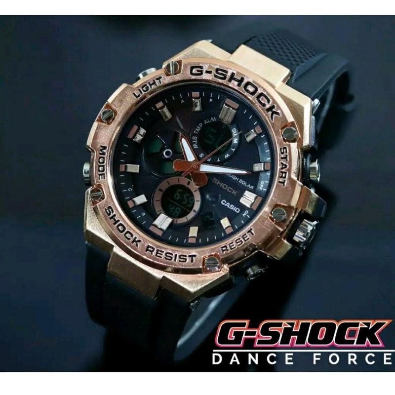 Jam Tangan_G_Shock_Sport_Pria Besi Halus Jam Tangan Dualtime