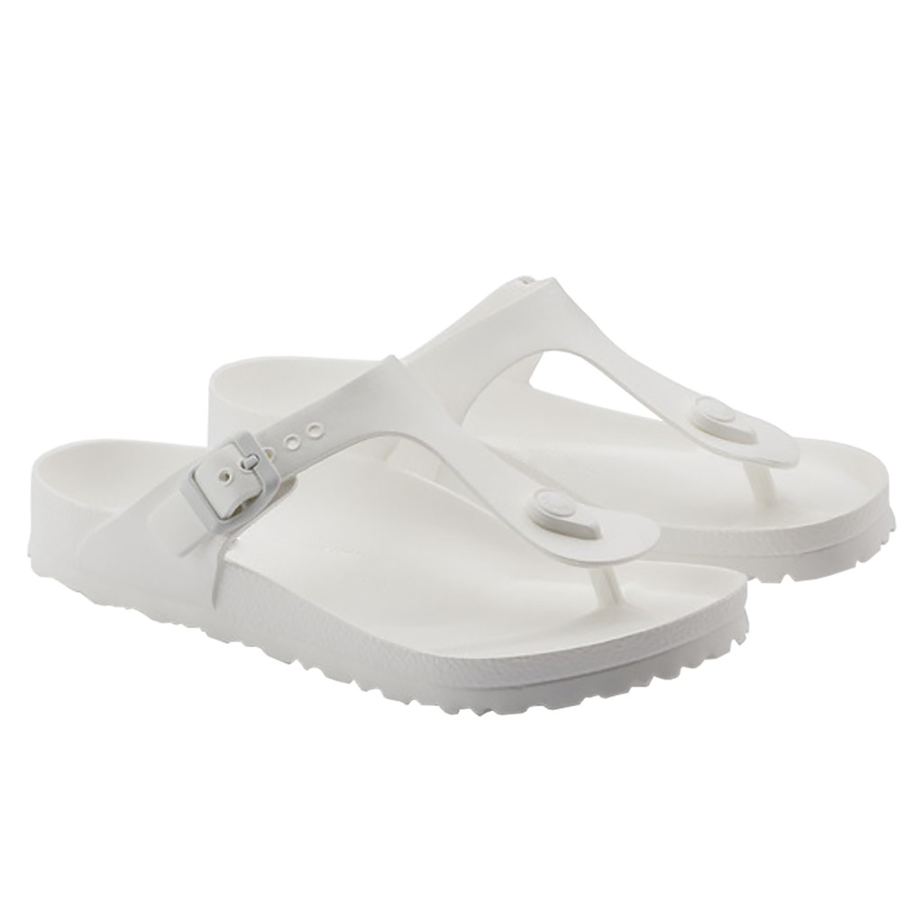 Sandal Jepit Pria / Wanita Import Model BIRKENSTOCK Gizeh Eva Sandal Pria Premium High Grade Quality-White