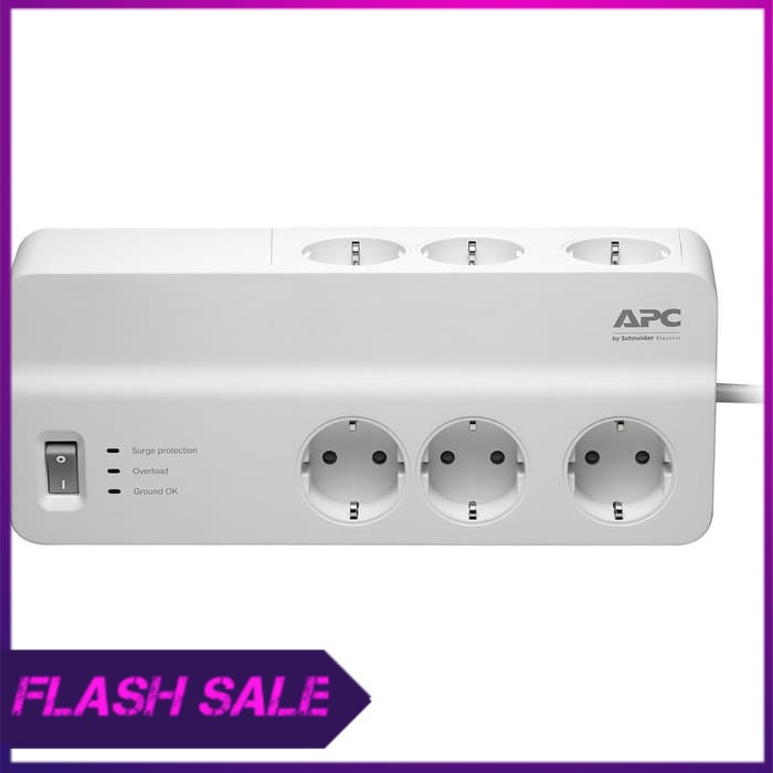APC Surge Protector PM6GR   PM6 GR colokan anti petir