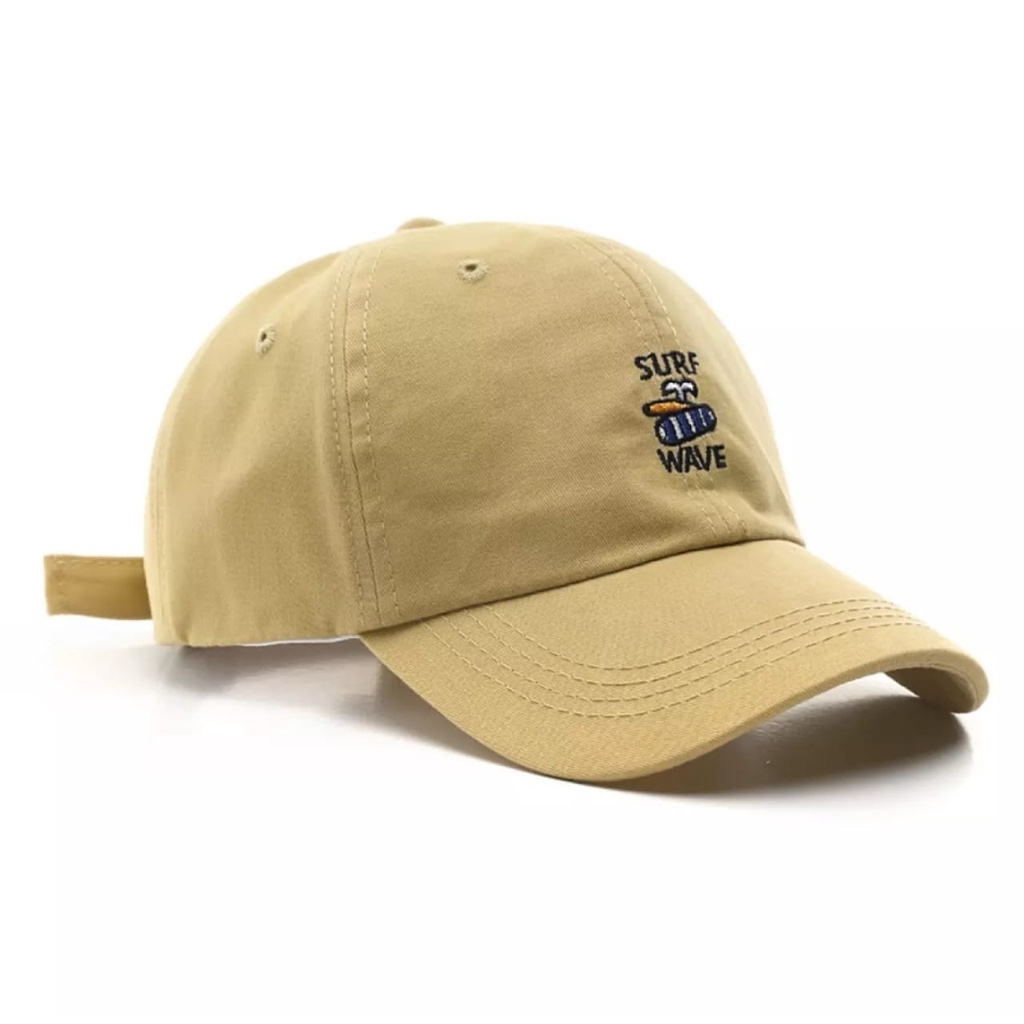 Trendy Topi Baseball Pria Keren Bordir Surf Wave Premium Quality Terbaru