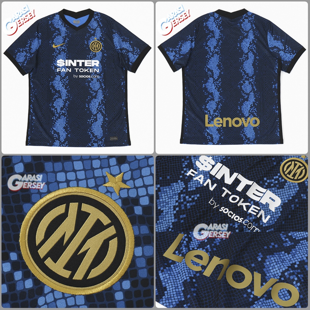 Jersey Sepak Bola Inter Home 2021/2022 Inter Milan Grade Ori