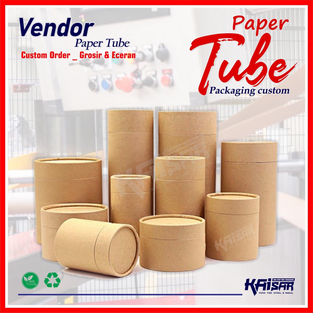 Eco Pack - Tabung Selongsong -  Paper Tube Packaging Custom Kurling