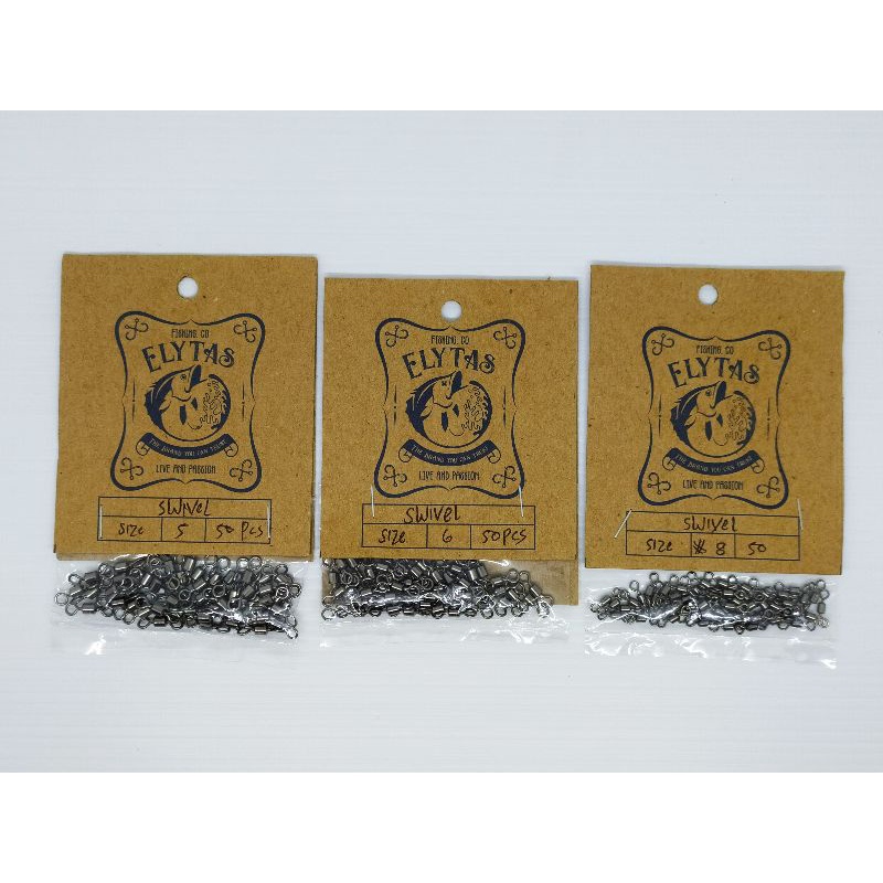 50pcs Kili Kili Pancing / Swivel Pancing