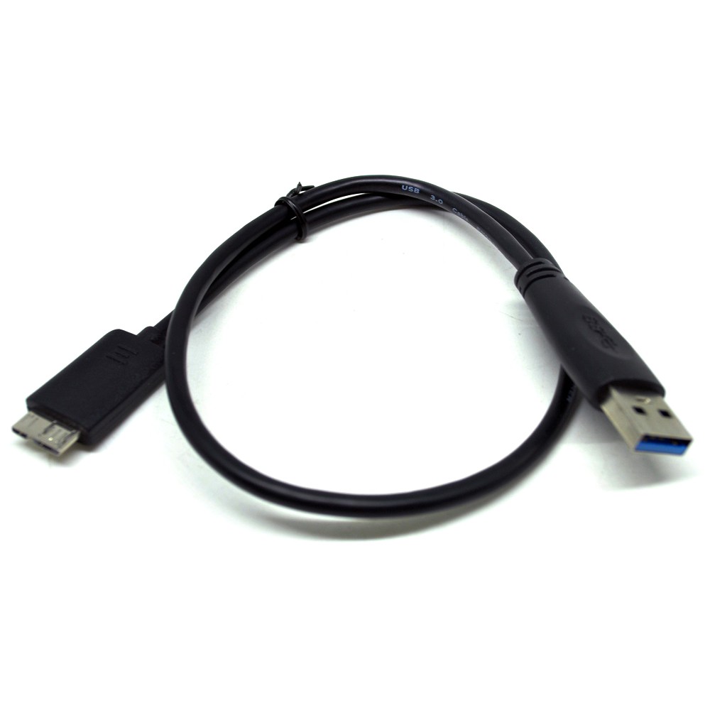 Seagate HDD USB 3.0 to Micro B Cable - OD5.5 (ORIGINAL) - Black