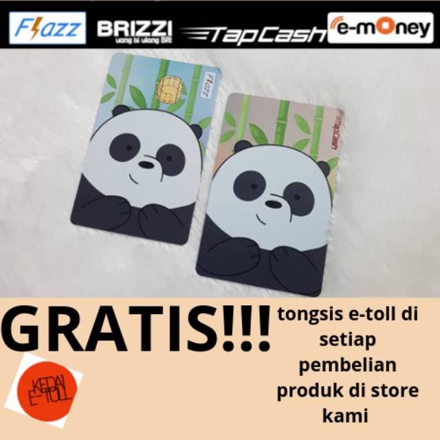E-TOLL CARD BRIZZI TAPCASH FREE TONGSIS E-TOLL