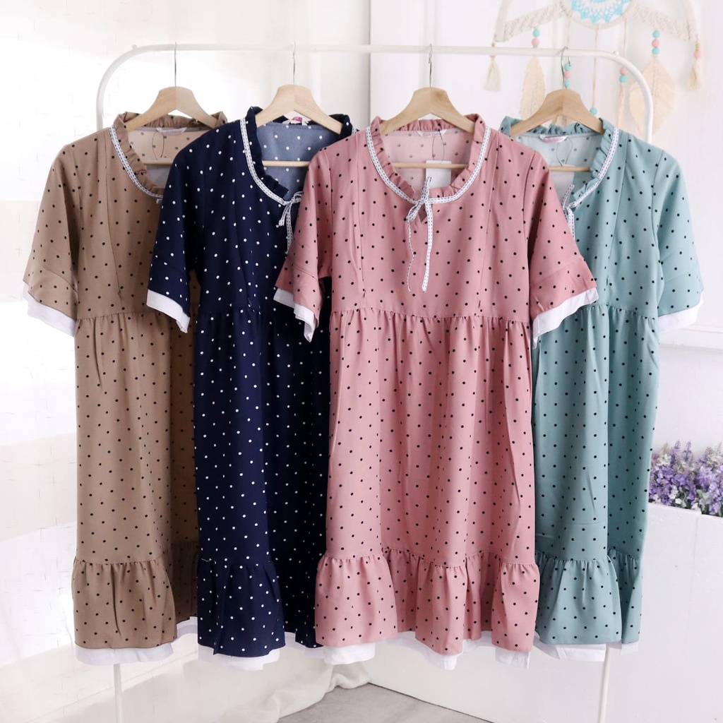 Baju Hamil Dress Hamil Menyusui Kerja Kantor Ashley