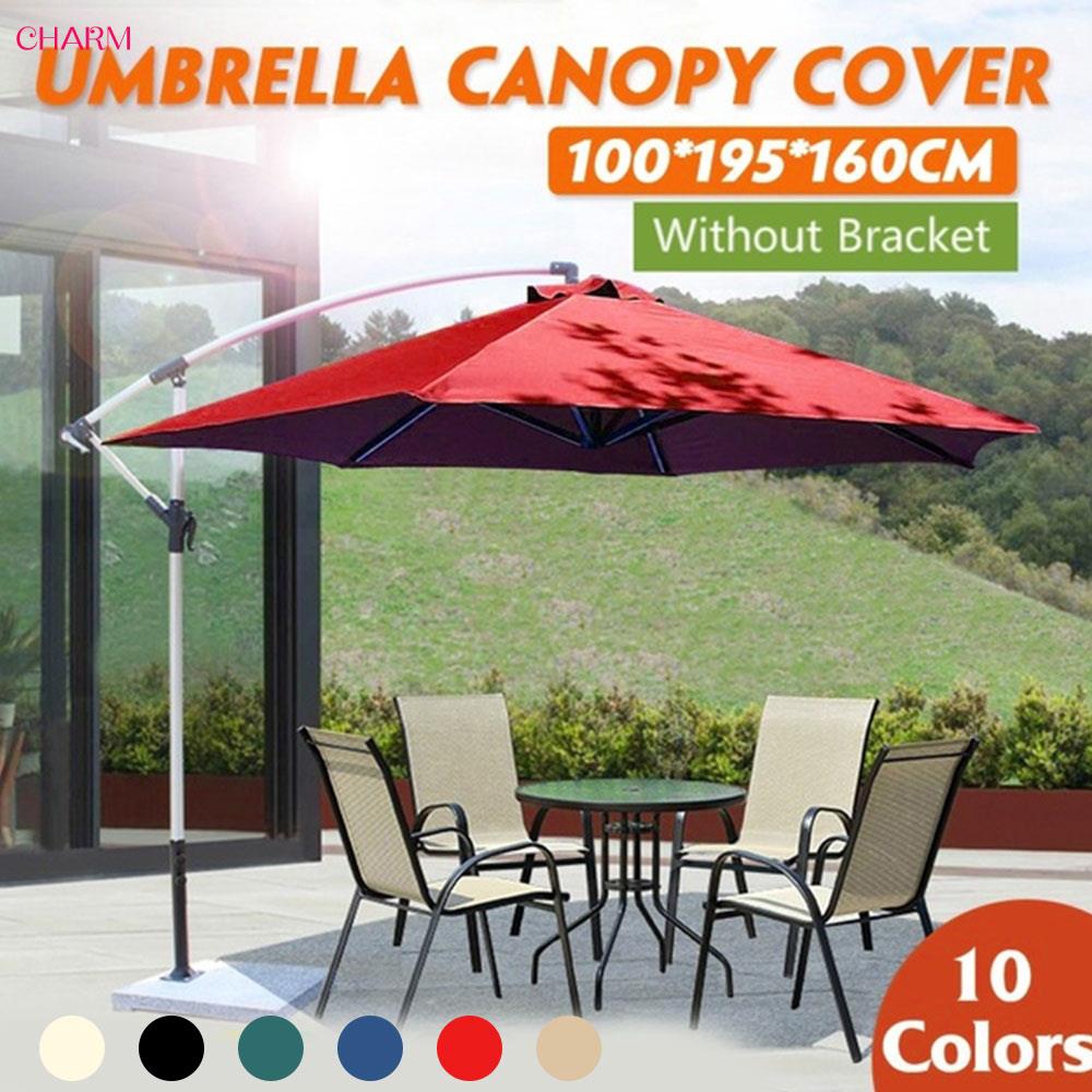 Charm 210d Oxford Cloth Sunshade Umbrella Cover Parasol Umbrella Cover Fade Proof Patio Shield Shopee Indonesia