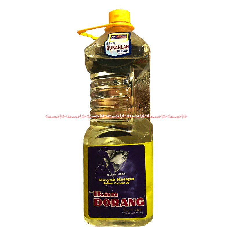 

Ikan Dorang 2L Special Warna Putih Bening Minyak Kelapa Refined Minyak Bebas Kolesterol Coconut Oil 2litter 2 Liter