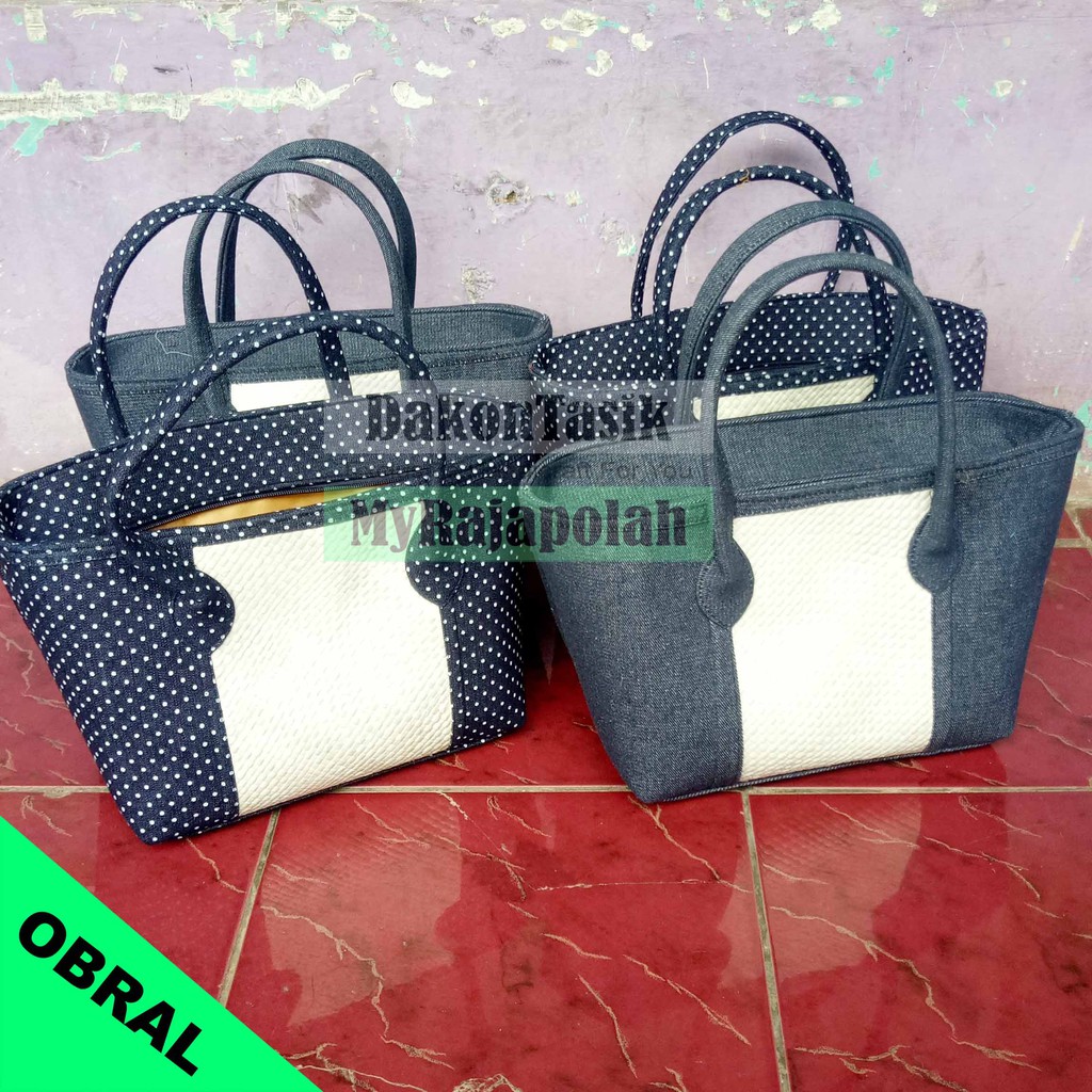 DT-1780 Tas Bakul BCL bahan levis jeans halus