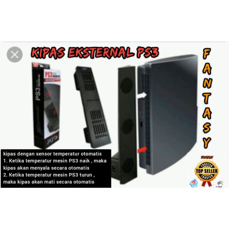 Cooling Fan Kipas Ps3 Slim dengan Sensor Temperatur Otomatis