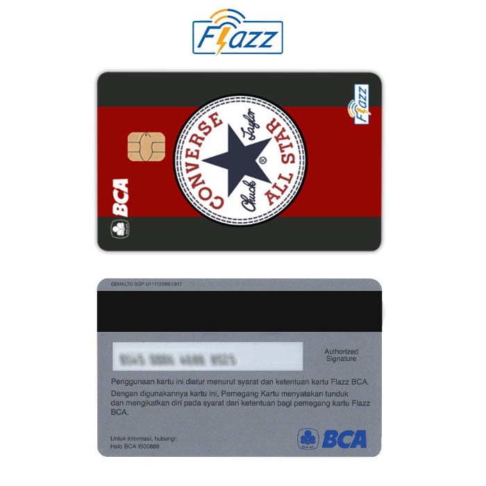 Converse Kartu E-Money Flazz BCA Gen 2 NFC Custom Card