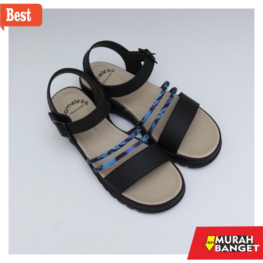 sandal dan sepatu terbaru- Elizabeth Shoes Nameless - Sandal Casual 0643-0015