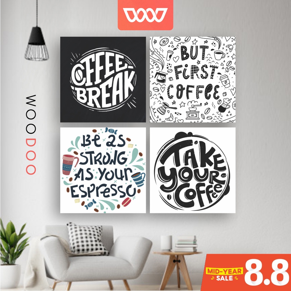 WOODOO - Hiasan Dinding Dekorasi Kamar Quotes Wall Decor - Varian QB