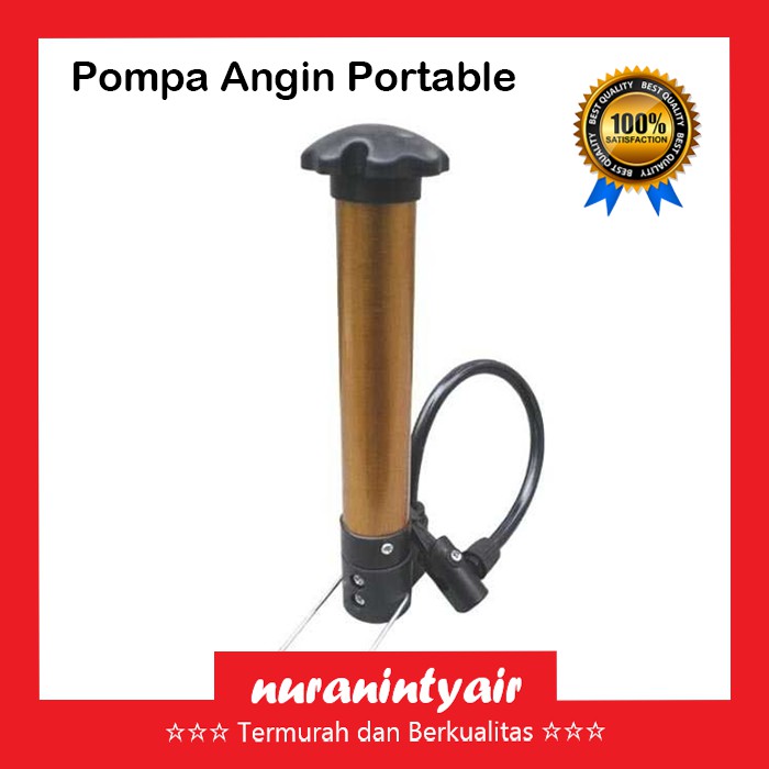 Pompa Sepeda Mini Portable - Pompa Angin Ban Portable Multifungsi