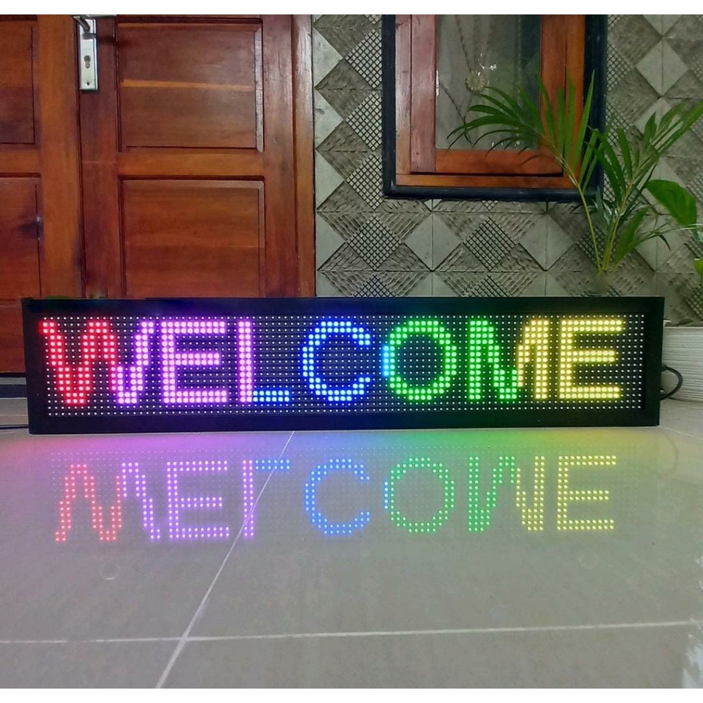 Running text rgb fullcolour 100x20cm outdoor