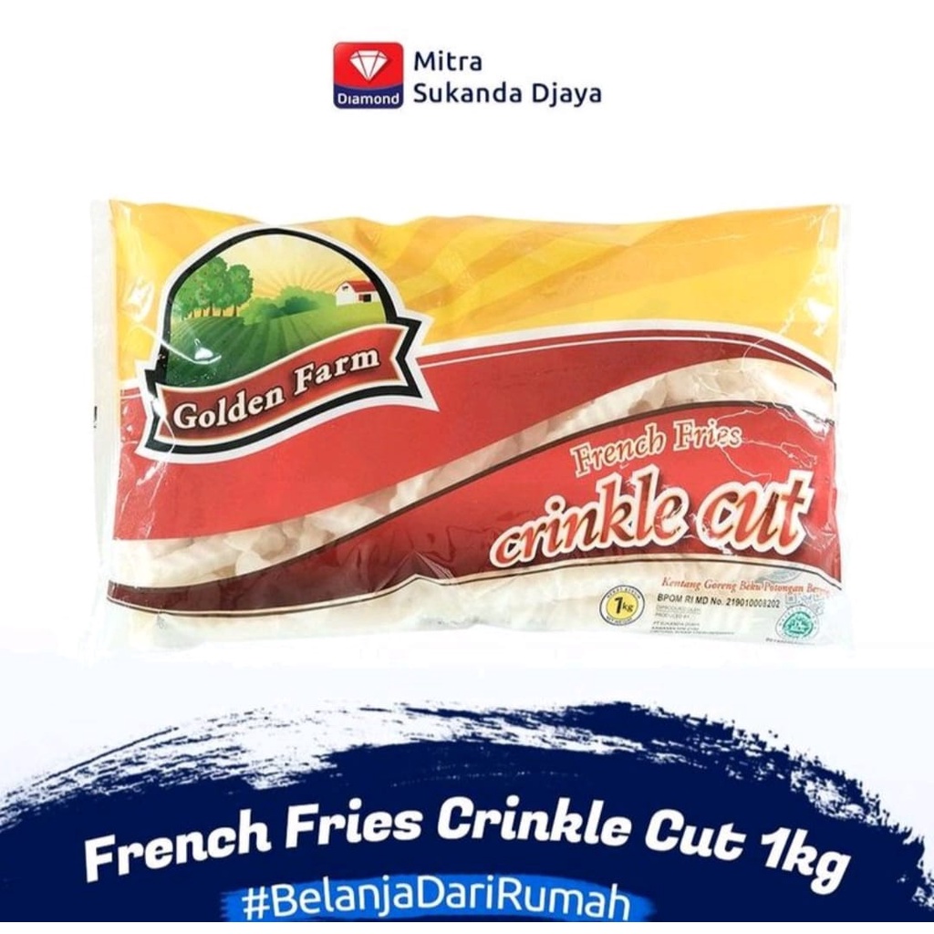 

Golden Farm French Fries Crinkle Cut 1KG